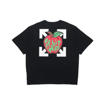 OFF WHITE Oversized Apple Arrow Print T shirt