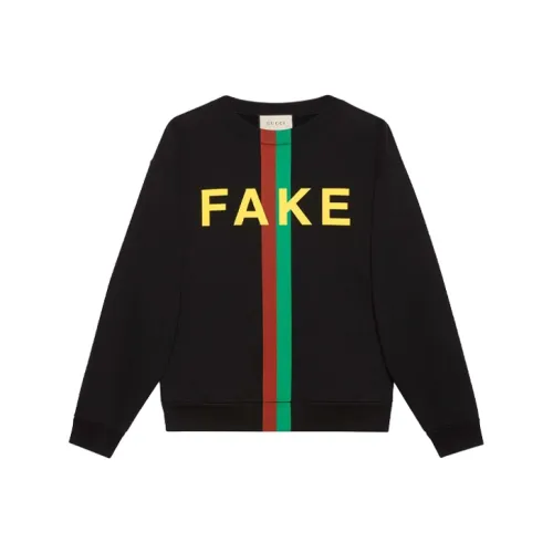 GUCCI Fake/Not Print Organic cotton Sweatshirt