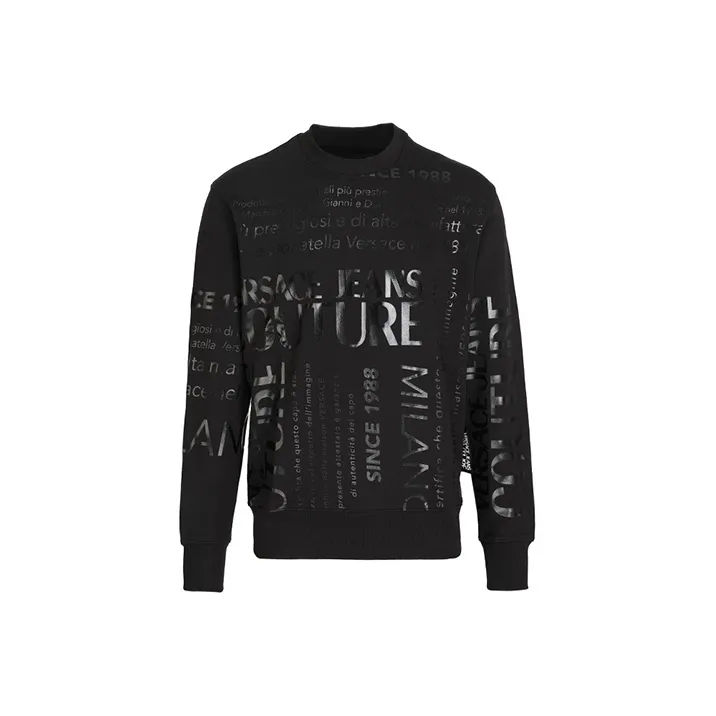 VERSACE JEANS COUTURE Sweatshirts Men Black-0