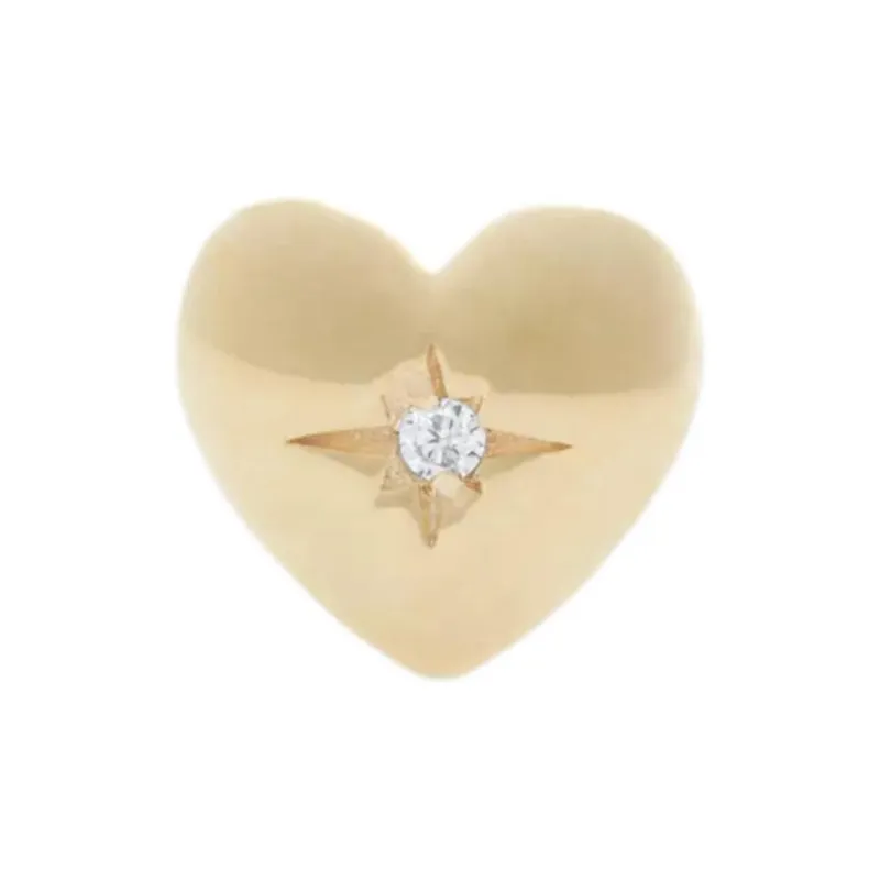 COACH 14K Gold, Diamond Earrings Women's Gold-1