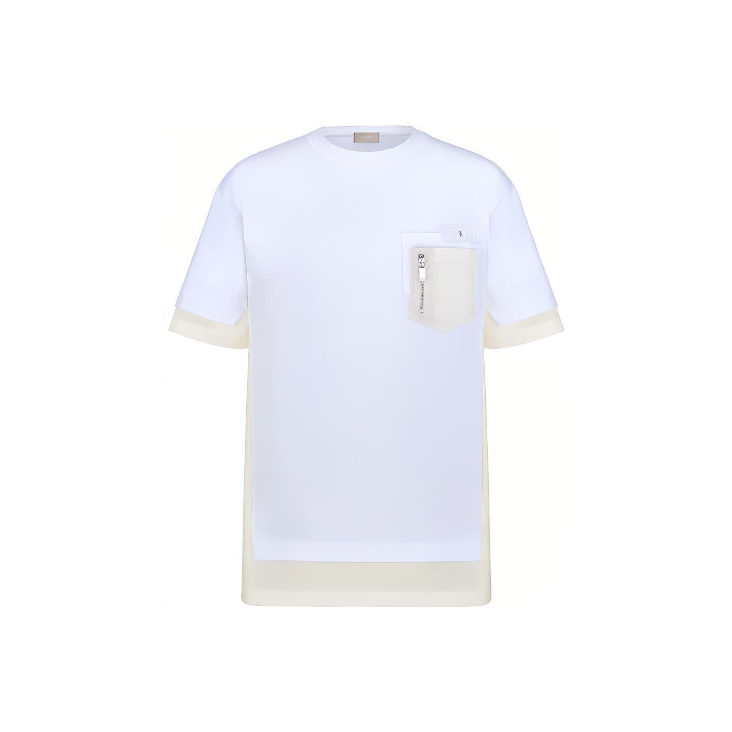 Sacai DIOR Quarterly New Products T-Shirts Men White - POIZON