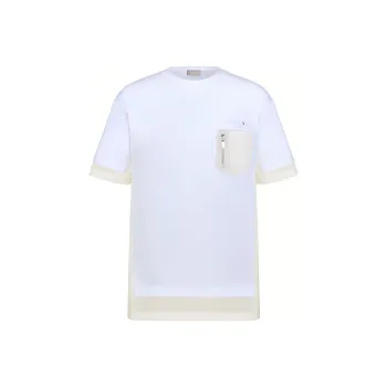 Sacai X DIOR Quarterly New Products T Shirts Men White