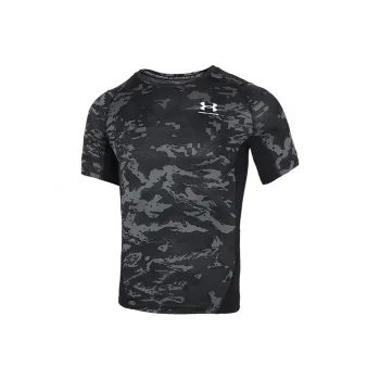 Under Armour SS21 T Shirt Men's Black Camouflage