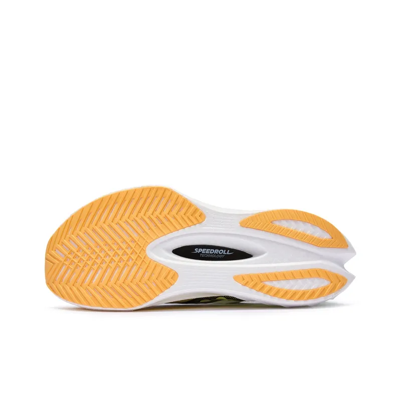 Saucony Endorphin Pro 4 Anti Slip Wear Resistant Low Top Running Shoes Unisex White Black Green-4