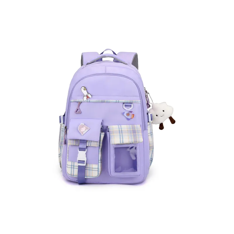 H YXIANG Nylon Fabric Backpack Kids' Multicolor-3