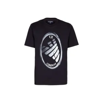 Emporio Armani X C.P.Company T-Shirts Men Black