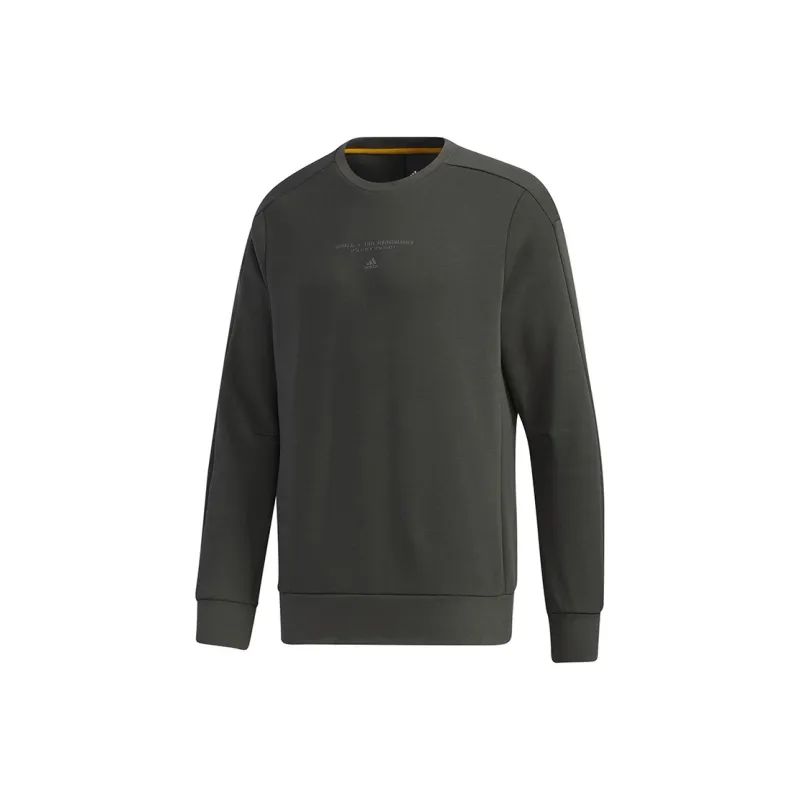 Adidas Sweatshirts Men Deep Earthy Brown-0