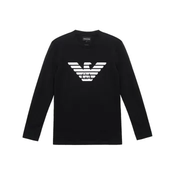 EMPORIO ARMANI Pima jersey Jumper With Logo