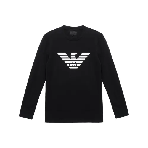 EMPORIO ARMANI Pima jersey Jumper With Logo