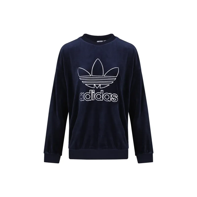 Adidas Originals CREW SWEATSHIRT Sweatshirts Women's Navy Blue-0