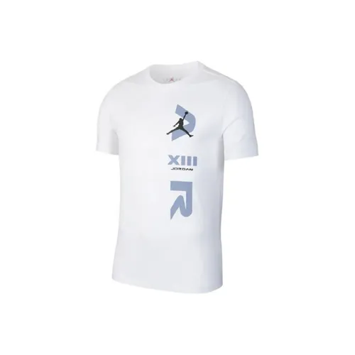 JORDAN NIKE AJ13 T Shirts Men White