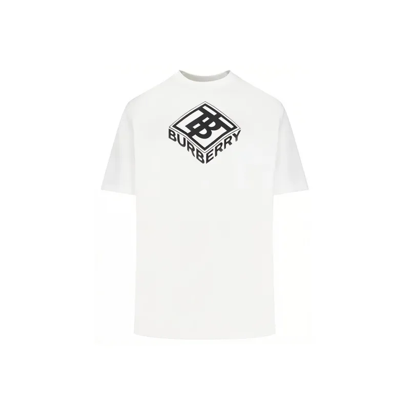 Burberry T Shirts Unisex White-0