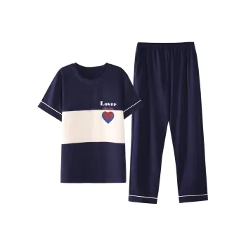Huggy Kissy Pajama Set Men's Dark Blue