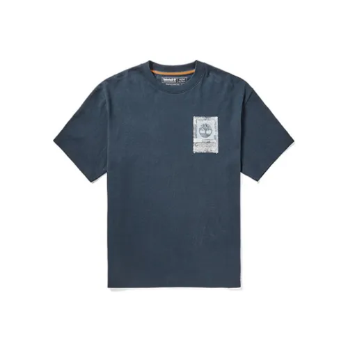 Timberland T-Shirts Men Dark Royal Blue