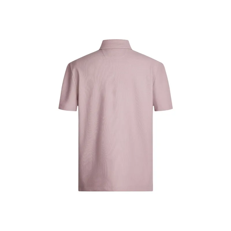 MANGANO Polo Shirt Men's Pink Includes Brand Shopping Bag-1