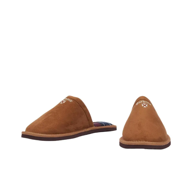BARBOUR Wrap toe Slippers Men's Camel-3