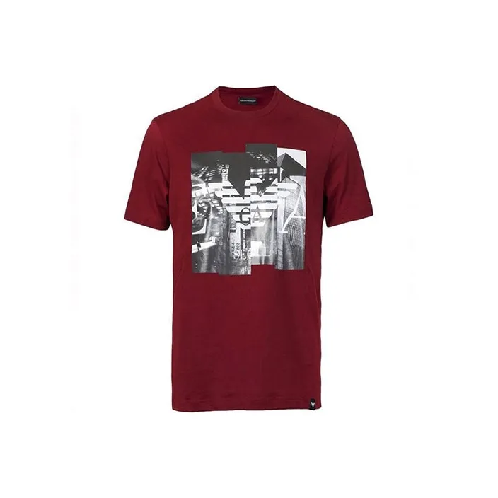 EMPORIO ARMANI T Shirts Men Red-0