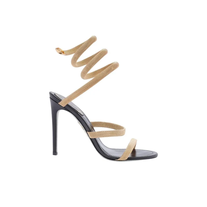 RENE CAOVILLA Cleo Strap Sandals 10.5cm Women's Beige-1