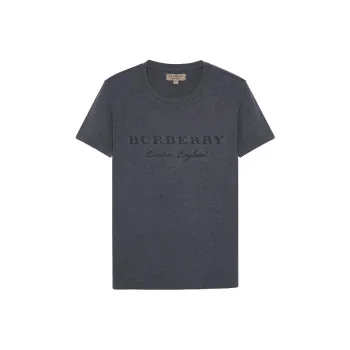 Burberry Regular T Shirt Men's Medium Gray