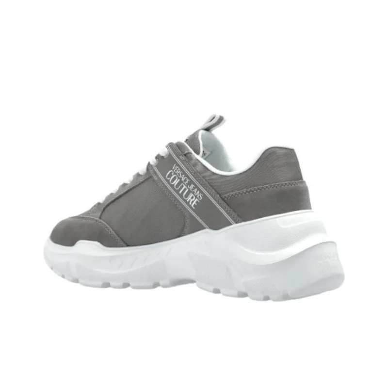 VERSACE JEANS COUTURE Low Top Casual Shoes Men's Gray-3