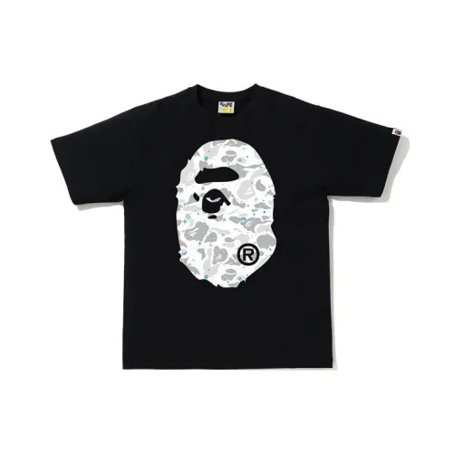 A BATHING APE Sta Camo Big Ape Head Tee