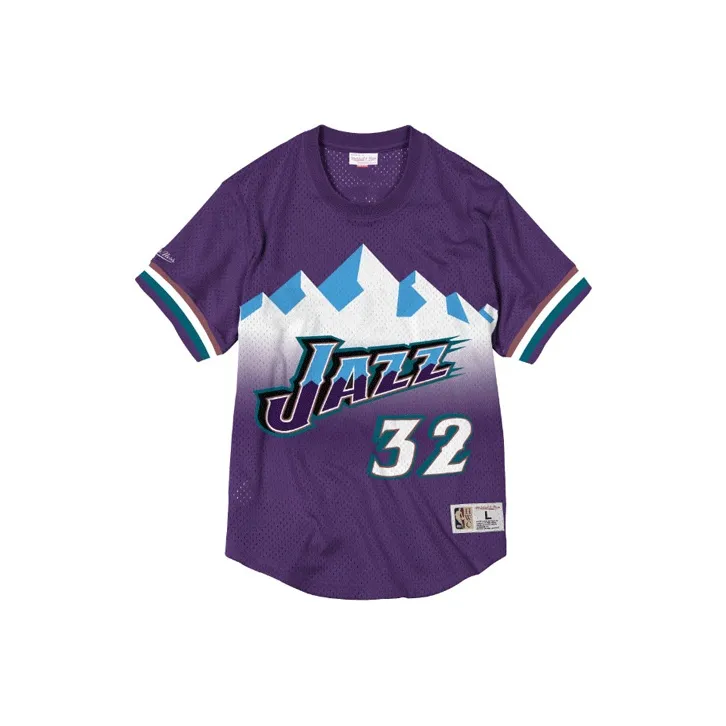 Mitchell & Ness T Shirt Unisex Purple-0