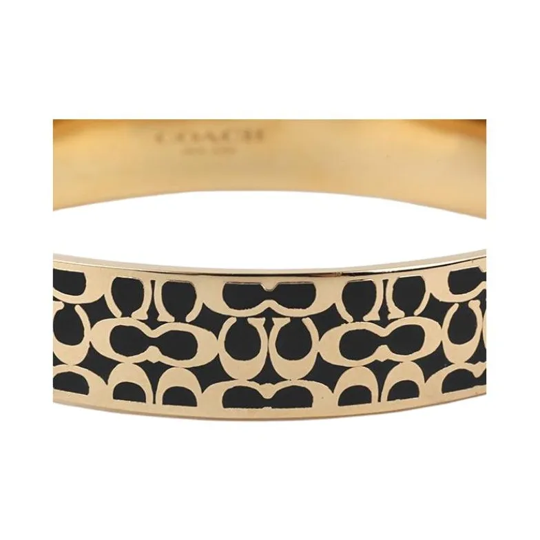 COACH Enamel Bangles Women's Gold-2