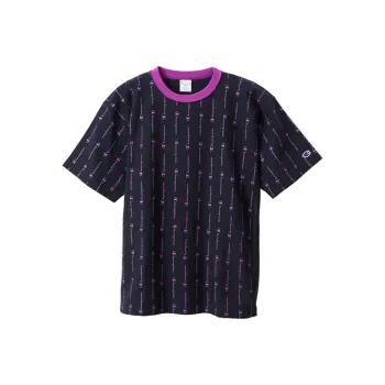 Champion Straight T Shirt Japan Version Unisex Navy Blue