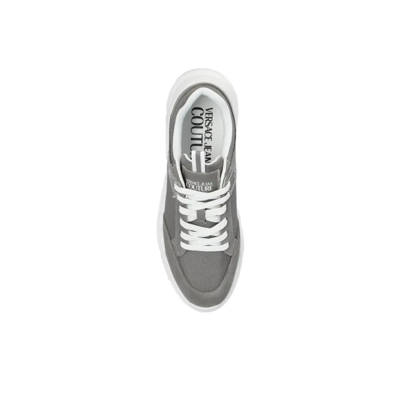 VERSACE JEANS COUTURE Low Top Casual Shoes Men's Gray-4