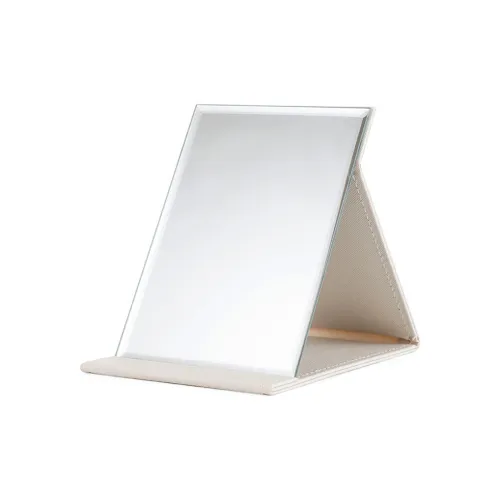 FANHUASENLIN High Definition Foldable PU Leather Stand For Portable Use Make Up Mirrors