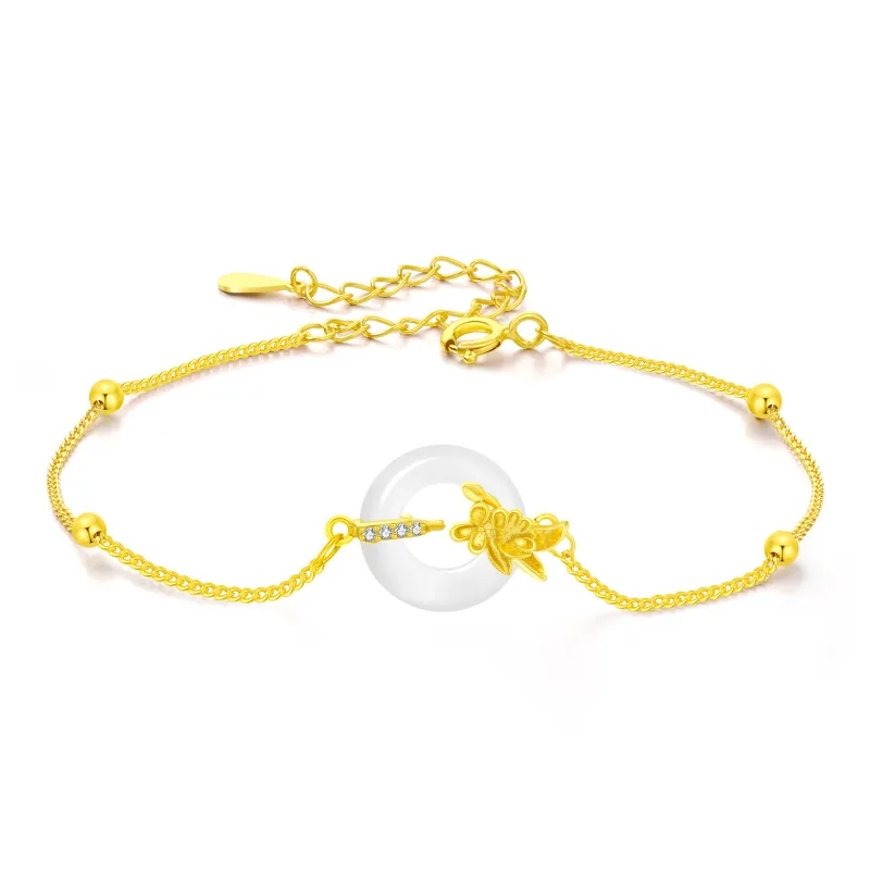Branded Jewelry Chalcedony Jade Bracelets Women's-19