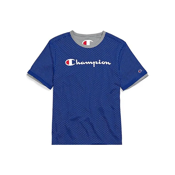 Champion T Shirt US Version Unisex Royal Blue-0