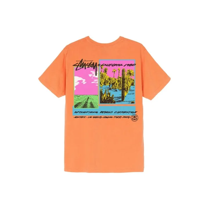 Stussy Palm Desert Pigment Dyed Long Sleeve Tee-6
