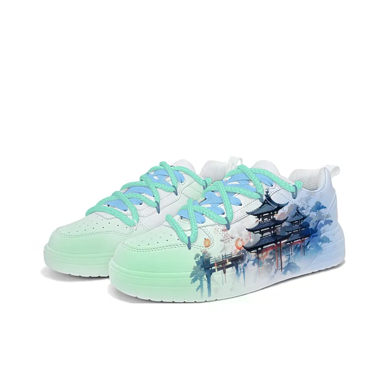 Cold Cicadas Yesterday Durable Lightweight And Breathable Low Top Skateboard Shoes Unisex-1