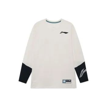LiNing CBA Collection T Shirt Men's Mist White