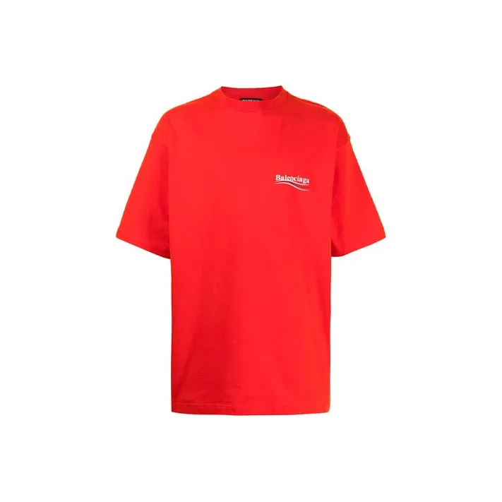 Balenciaga T Shirts Men Red-0