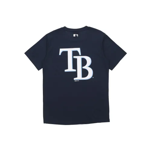 MLB Popcorn Big Logo Short Sleeve T Shirts Unisex