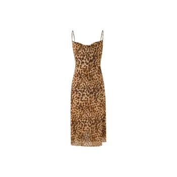 MY BODY Nightgown Women's Oak Leopard Print