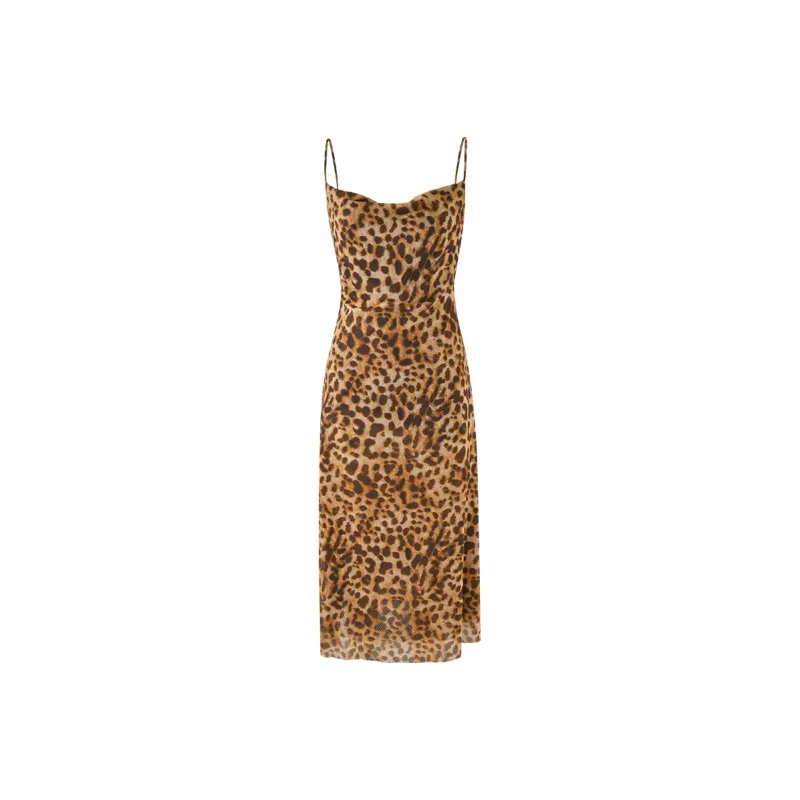 MY BODY Nightgown Women's Oak Leopard Print-0