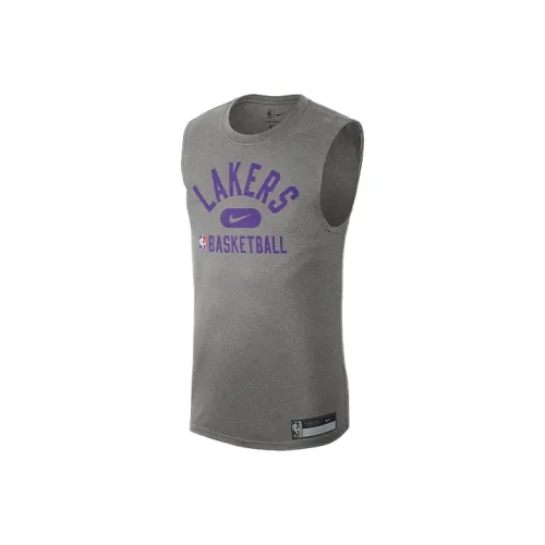 Nike T Shirt Lakers Team Men's Gray