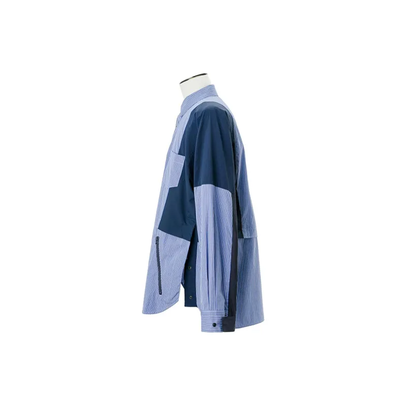 Sacai SS25 Shirts Men Blue-2