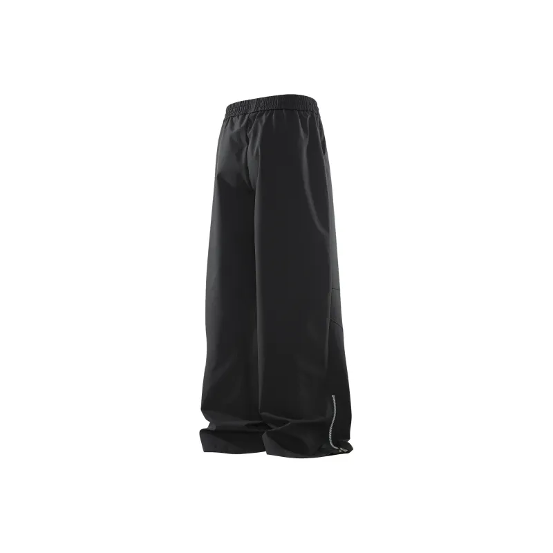 David Bakken Casual Pants Unisex Black-1