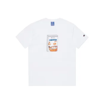 Champion T Shirts Unisex White