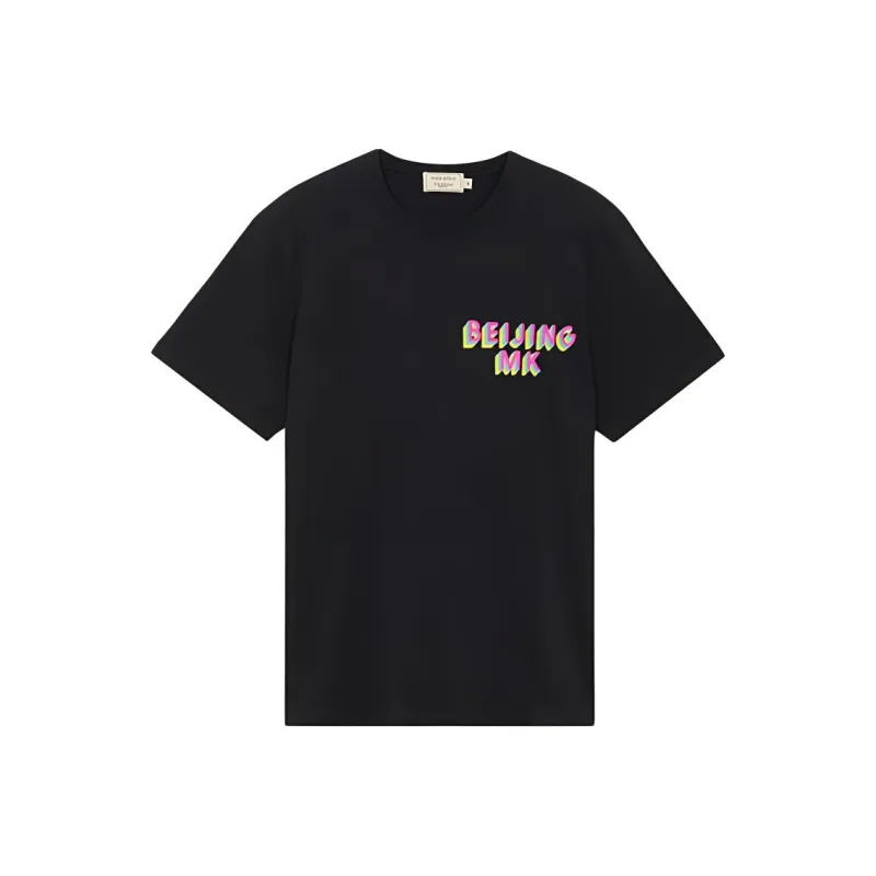 Maison Kitsune T Shirts Unisex Black-0