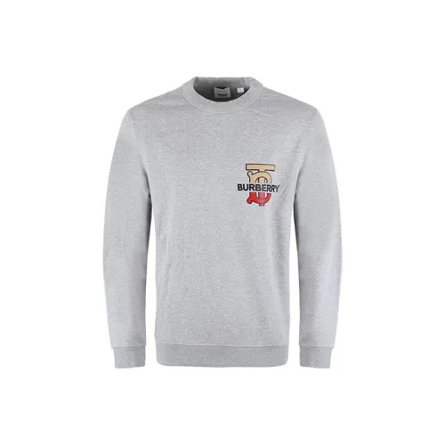 Burberry Sweatshirts Men Gray