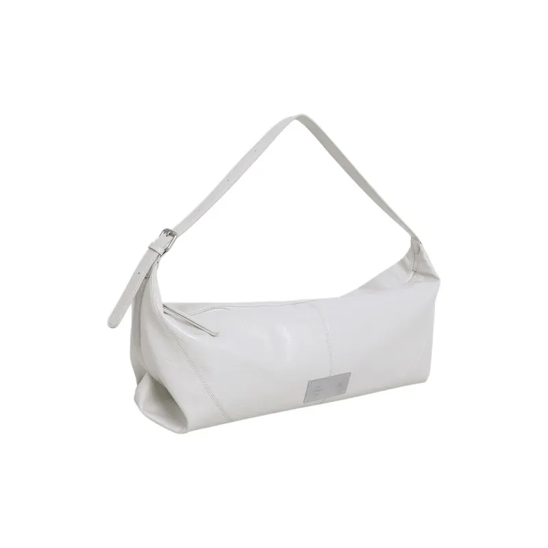 Kikawa Card Synthetic Leather Tote Bag, Shopping Bag, Handbag, Shoulder Bag Large Size Women's White-2