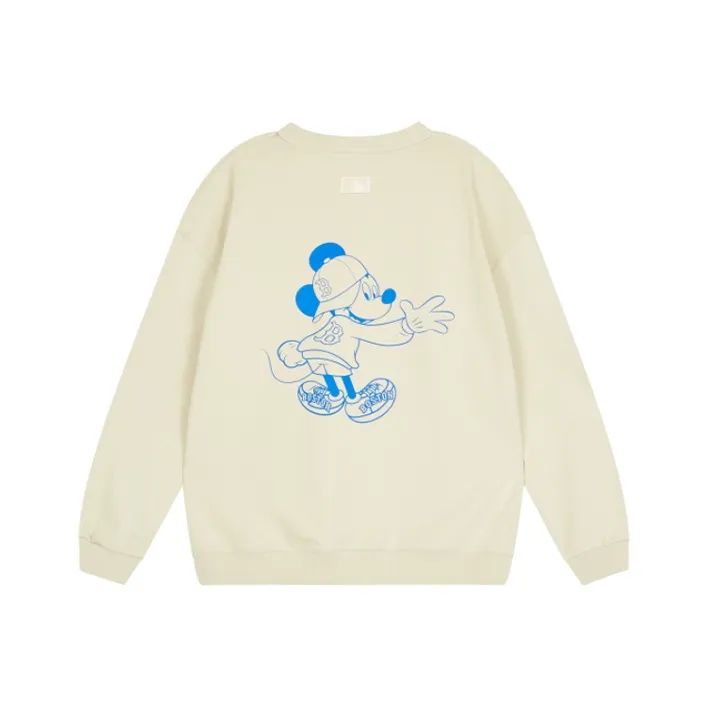 Disney X MLB Sweatshirts Unisex Beige-0