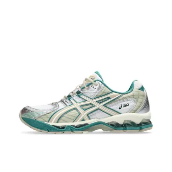 Asics GEL Nimbus 10.1 Anti Slip Wear Resistant Low Top Casual Running Shoes Unisex White Green