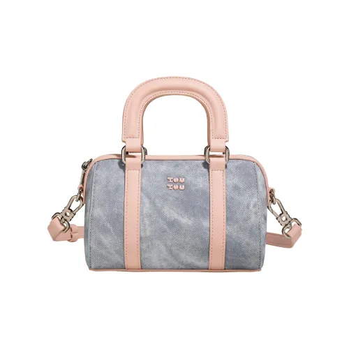 TOUTOU Synthetic Leather Handbag Women's Sea Salt Blue