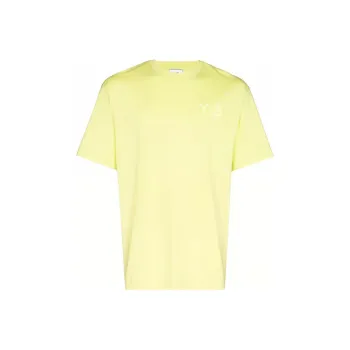 Y 3 T Shirts Unisex Yellow